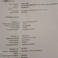 Badante o addetto pulizie