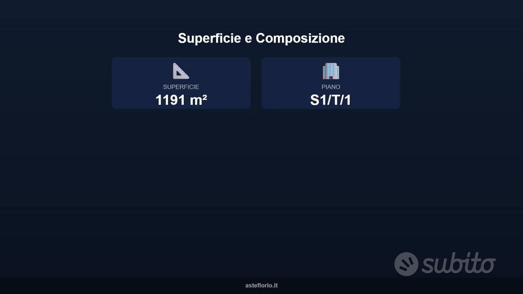 Immobile in asta di 1191 m² a Carugo - Vista 2
