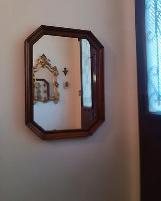 Specchio vintage legno anni 70/80