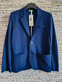 Giacca Benetton Blu Bambino 10-11 Anni