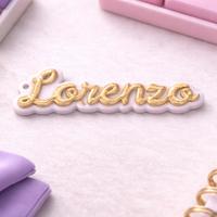 Porta chiavi con nome personalizzato