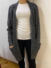 Morbido cardigan grigio American Eagle Outfitters