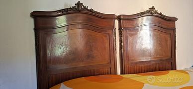 Letti legno massiccio stile Liberty