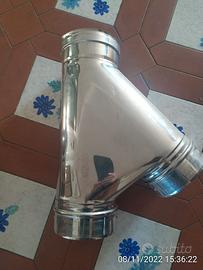 curve alluminio per canna fumaria