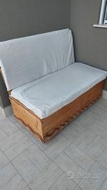 cassa panca in legno  contenitore 
