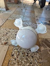 2 ventilatori a pale con luce da soffitto