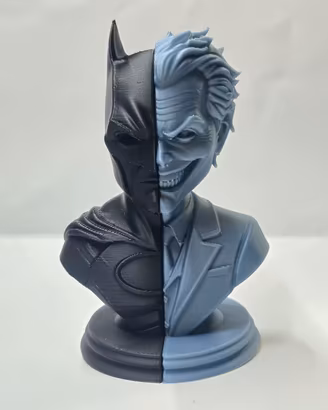 Busto Batman e Joker