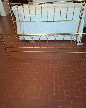 letto vintage ottone