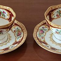 Tazzine vintage caffè con piattini Royal Albert
