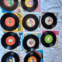 Lotto Dischi 45 giri anni 70-80 cartoni e fiabe
