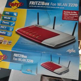 modem router Fritz Box 7270 Adsl2/2 +telefono voip