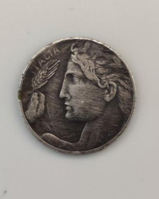 moneta da 20 centesimi anno 1920