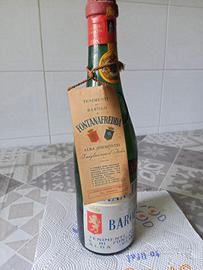 bottiglia  Barolo Fontanafredda anno  1952