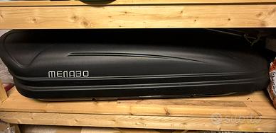 Box da tetto Baule Menabo Marathon Dark 400lt