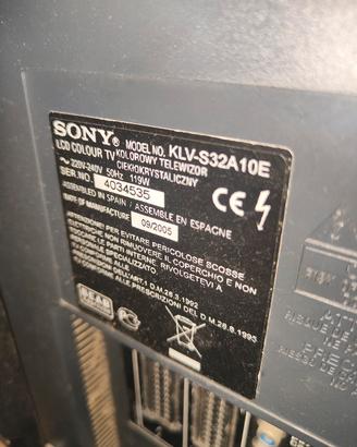 Sony Bravia 32 pollici 