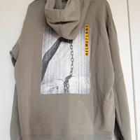 Felpa con cappuccio Helmut Lang - Grigio fango