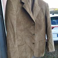 giacca donna in velluto beige 