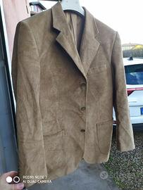 giacca donna in velluto beige 