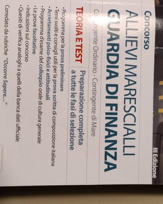 concorso allievo maresciallo GDF