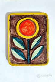 Vassoio/svuotatasche ceramica De Simone vintage