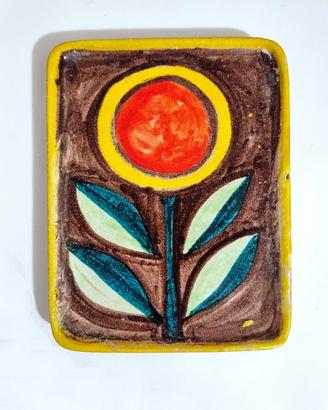 Vassoio/svuotatasche ceramica De Simone vintage