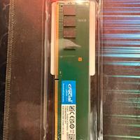 RAM Crucial 8GB DDR4 3200MHz DIMM NUOVA SIGILLATA