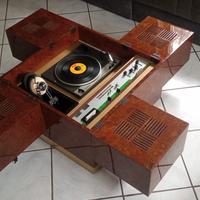 playbox Medea Philips tavolino HiFi anni 70