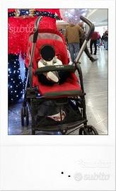 Trio Inglesina Zippy Pro colore rosso