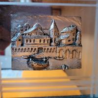 Quadro con rilievo in argento