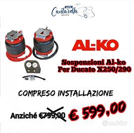 Sospensione ad Aria per ducato x250/290