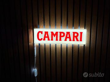 Insegna luminosa led campari