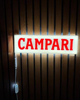 Insegna luminosa led campari