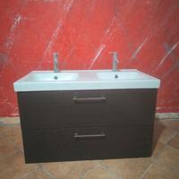 Lavandino doppio con mobiletto