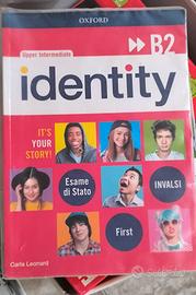Libro per scuola superiore Identity B2