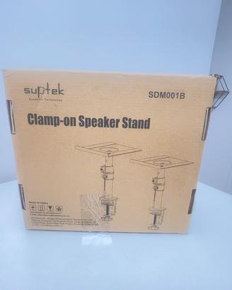 Suotek SDM001B – Supporto per casse acustiche