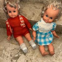 Bambole Angelino e Patatina Sebino vintage