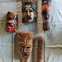 Maschere/Sculture tribali.