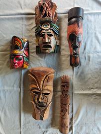 Maschere/Sculture tribali.