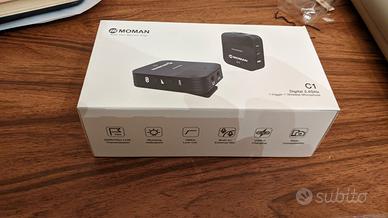 Moman Microfono Lavalier Wireless, C1 2.4GHz
