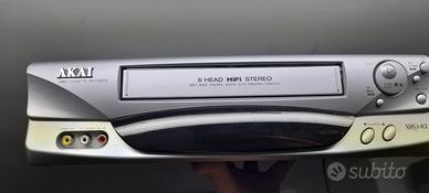 VIDEOREGISTRATORE LETTORE VHSxCOLLEZIONE FILM+TEL