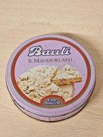 Scatola latta Mandorlato Bauli Verona Vintage 