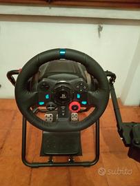 volante ps4 Logitech+ cambio Logitech+postazione g