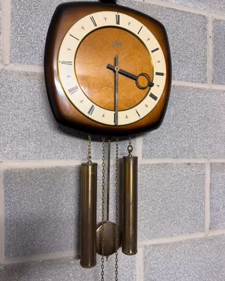 Orologio a pendolo da parete TIEGER anni 70