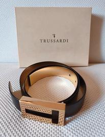 cintura donna Trussardi bronzo e oro reversibile 