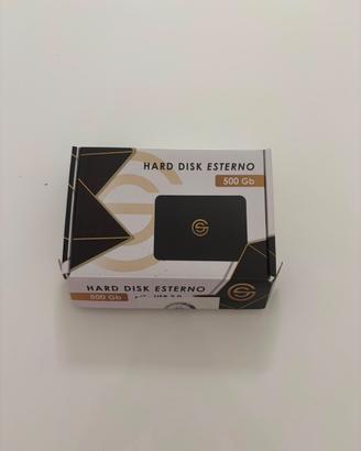 hard disk esterno 500gb mai usato