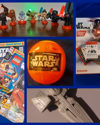 Lotto Star Wars: 7 Figure + Proiettore e Gadget