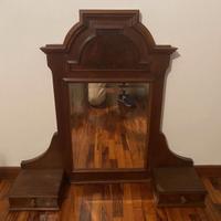 SPECCHIO ANTICO CON CASSETTI
