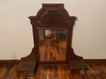 SPECCHIO ANTICO CON CASSETTI