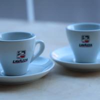 Coppia di tazze da espresso Lavazza vintage