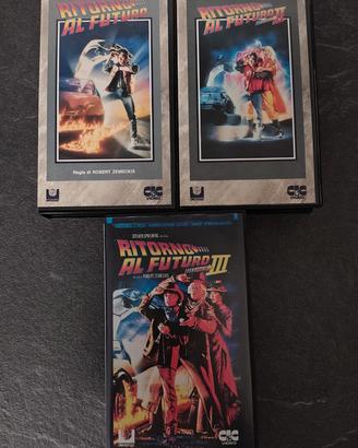 Trilogia Completa Ritorno al Futuro VHS Originali